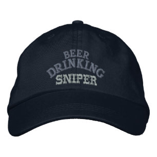 Brodée Casquette de sniper à bière
