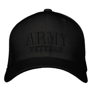 Brodée Casquette de vétéran de l'armée