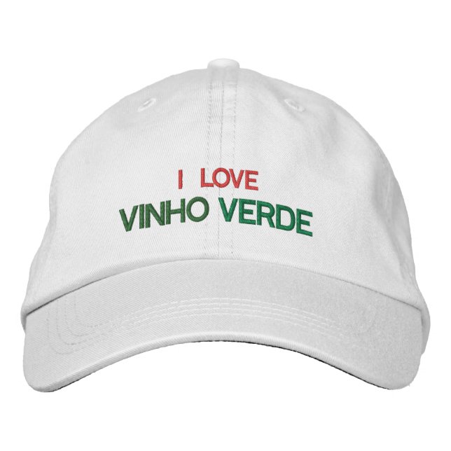 Brodée Casquette de vin portugais (Vinho Verde) (Devant)