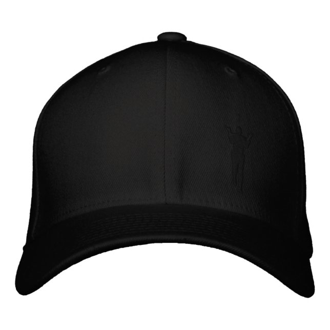 Brodée Casquette de vitesse de Paul--Noir (Devant)