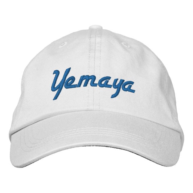 Brodée Casquette de Yemaya (Devant)