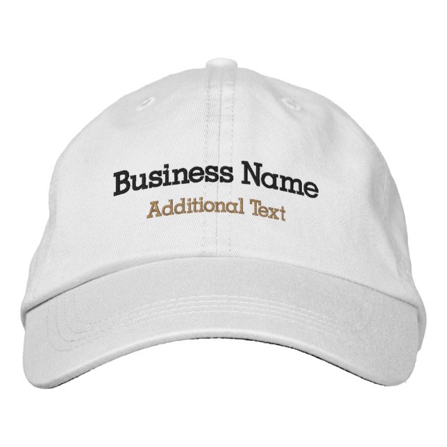 Brodée Casquette d'entreprise personnalisé brodé (Devant)