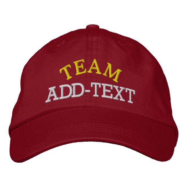 Brodée Casquette d'équipe par SRF (Devant)