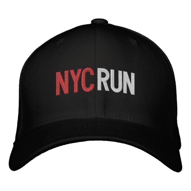Brodée Casquette des coureurs de marathon NYC (Devant)