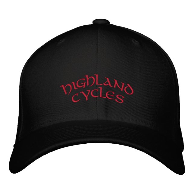 Brodée casquette des cycles de hautes terres (Devant)