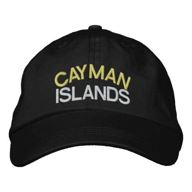 BRODÉE CASQUETTE DES ÎLES CAYMAN (Devant)