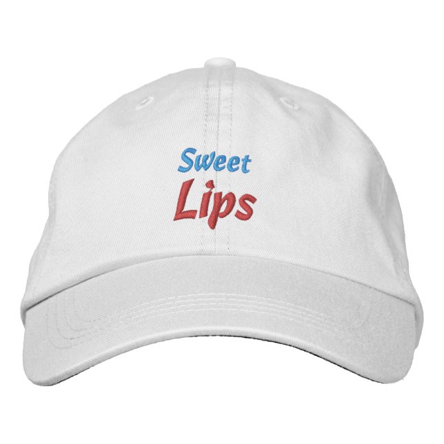 BRODÉE CASQUETTE DES LÈVRES SUCRÉS (Devant)