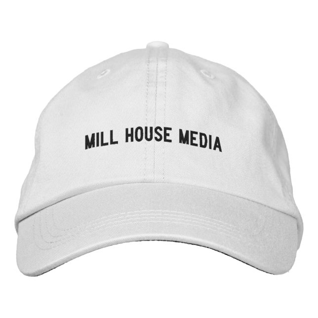 Brodée Casquette des médias de la Maison Blanche (Devant)
