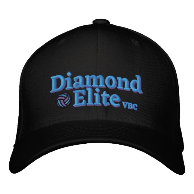 Brodée Casquette Diamond Elite vbc 1 (Devant)