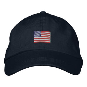 Brodée Casquette du drapeau américain