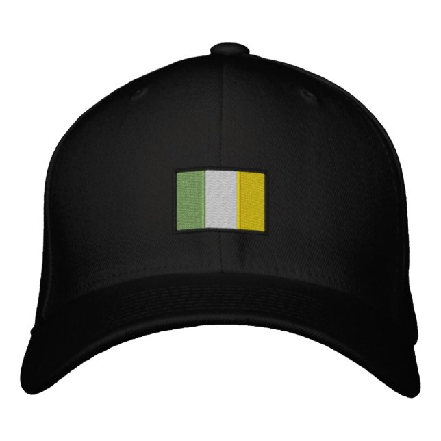 Brodée Casquette du drapeau irlandais (Devant)