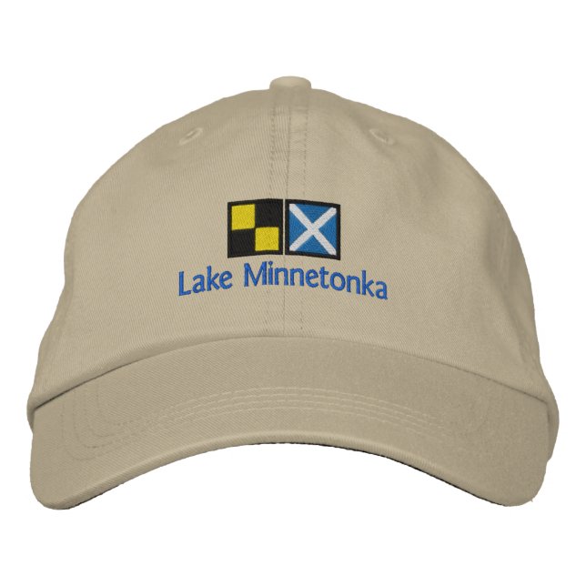 Brodée Casquette du lac Minnetonka (Devant)