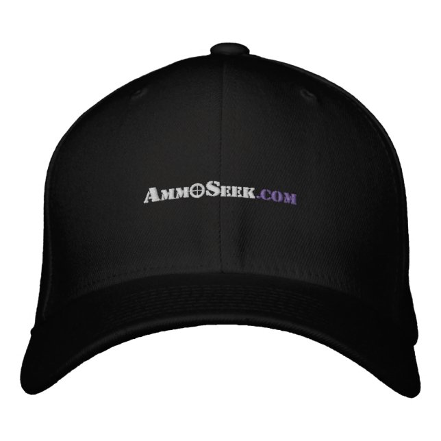 Brodée Casquette du logo AmmoSeek (Devant)