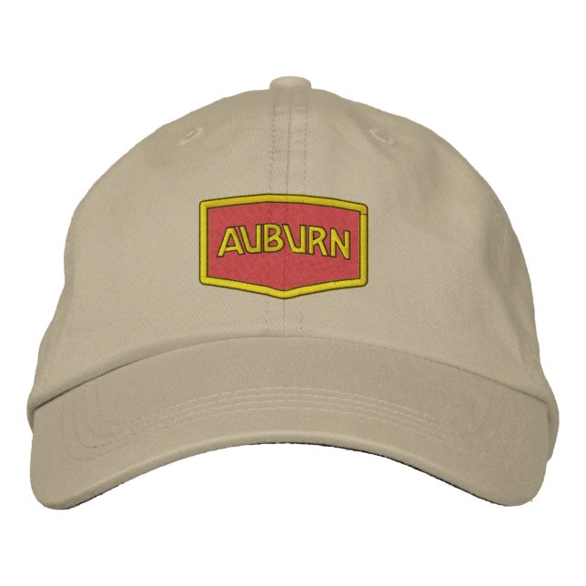 Brodée Casquette du logo Auburn (Devant)