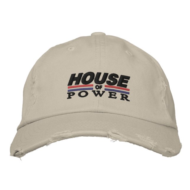 Brodée Casquette du logo de la Maison du pouvoir (Devant)