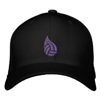 Brodée Casquette du logo de la ville de pluie (logo viole