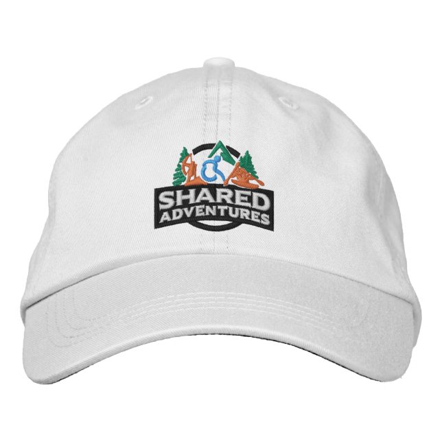 Brodée Casquette du logo Partager l'aventure (Devant)