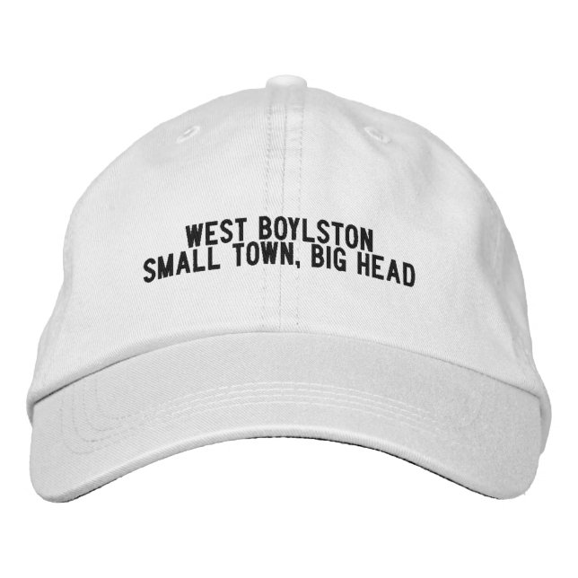Brodée Casquette du Massachusetts de West Boylston (Devant)