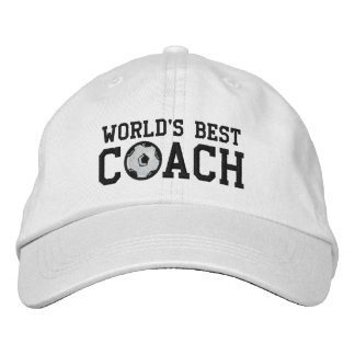 Brodée Casquette du meilleur entraîneur de football du mo