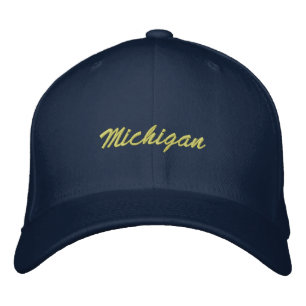 Brodée Casquette du Michigan
