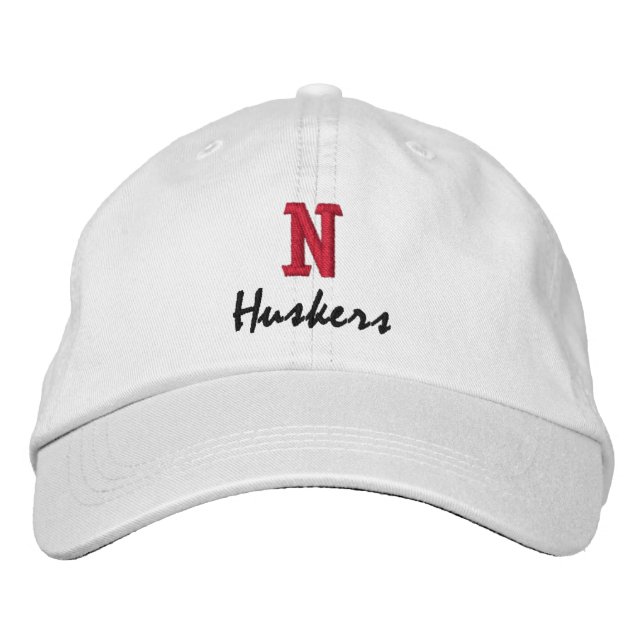 Brodée Casquette du Nebraska (Devant)