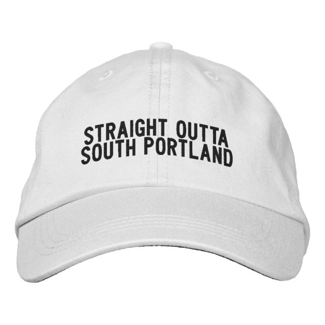Brodée Casquette du sud de Portland Maine (Devant)