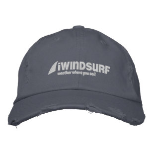Brodée casquette en noir