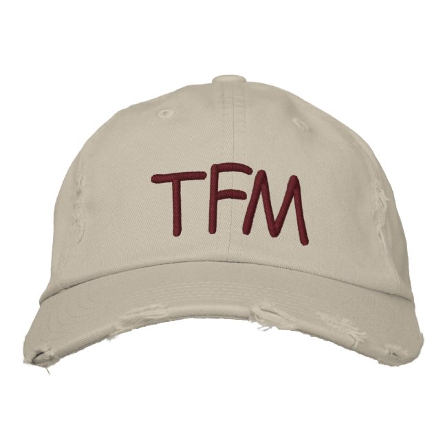 Brodée Casquette en rack TFM (Devant)