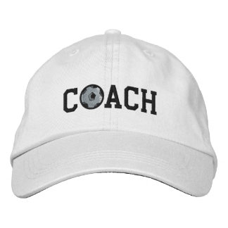 Brodée Casquette entraîneur de football