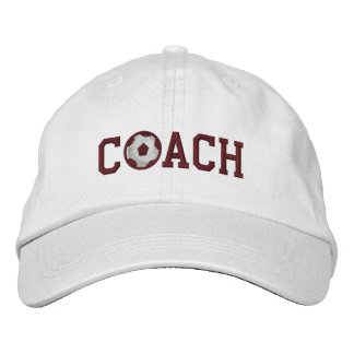 Brodée Casquette entraîneur de football