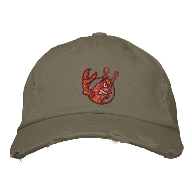 Brodée Casquette fâché de homard (Devant)