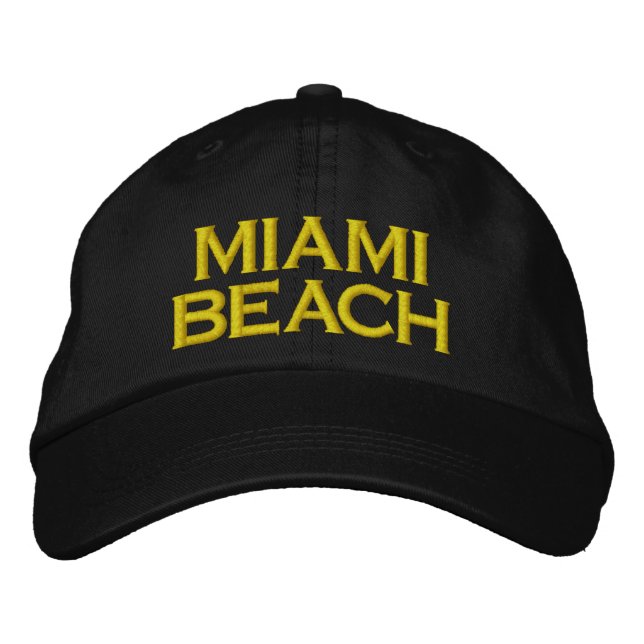 BRODÉE CASQUETTE FLORIDA MIAMI BEACH (Devant)