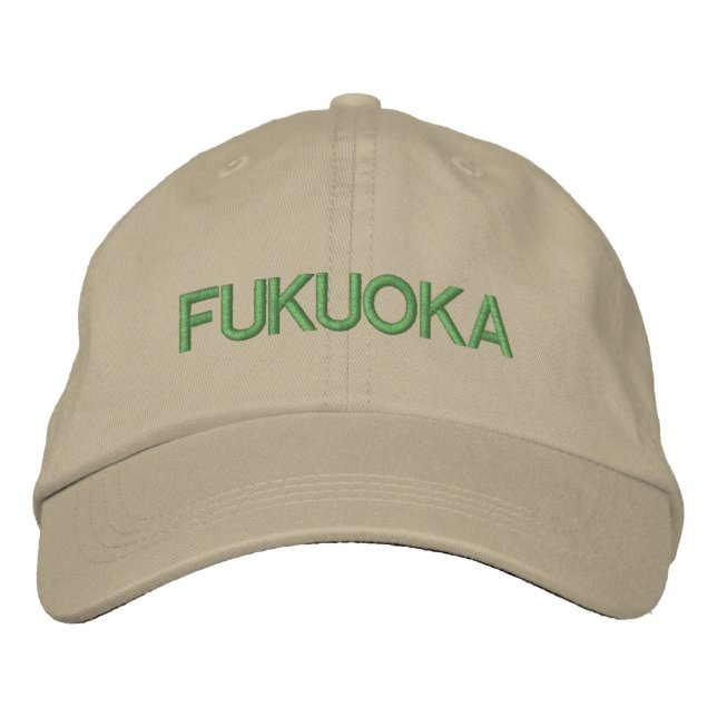 Brodée Casquette Fukuoka (Devant)