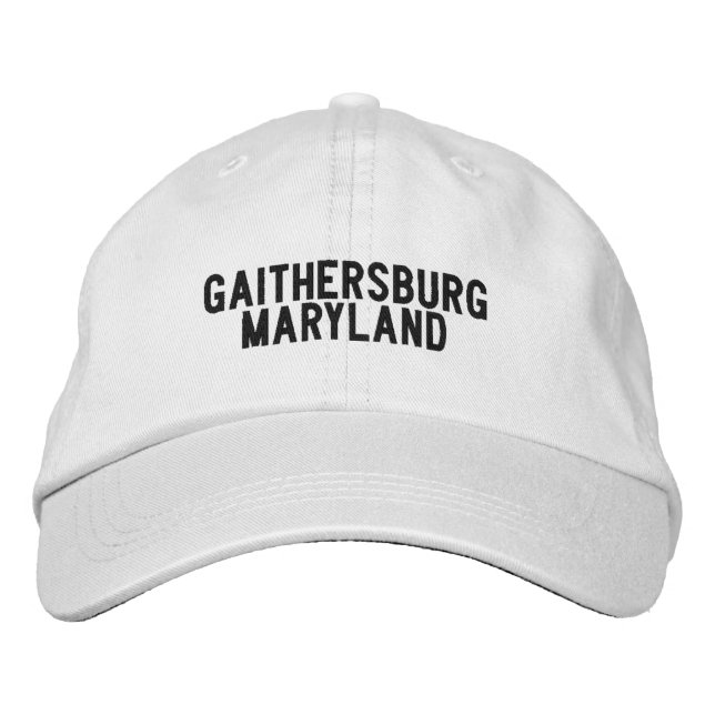 Brodée Casquette Gaithersburg  Maryland (Devant)