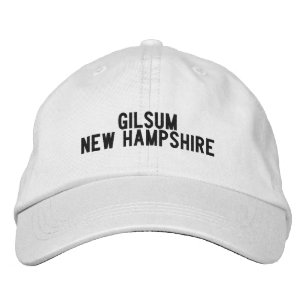 Brodée Casquette Gilsum New Hampshire