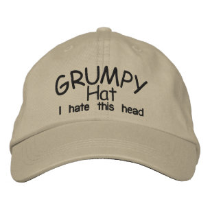 Brodée Casquette grincheux