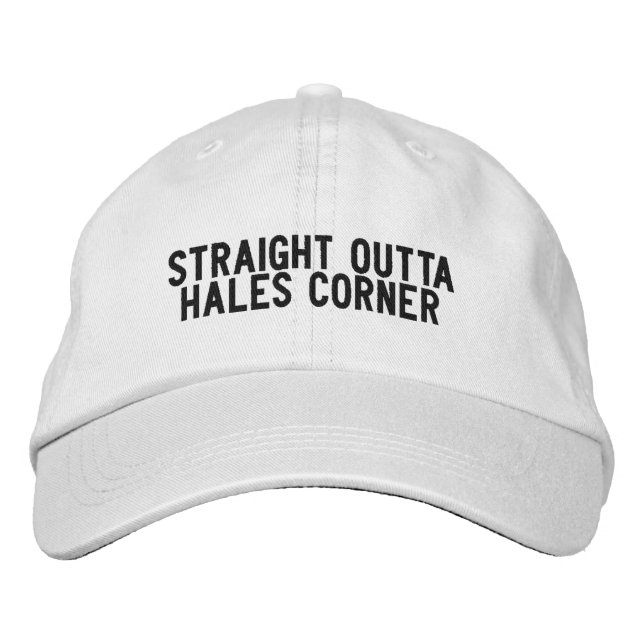 Brodée Casquette Hales Corner Wisconsin (Devant)
