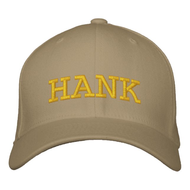 Brodée Casquette Hank Grant Tan Ball (Devant)