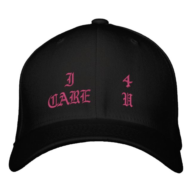 Brodée Casquette Icare360 'I Care 4 U' (Devant)