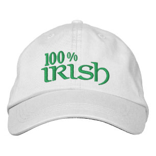 Brodée Casquette IRLANDAIS de 100 %