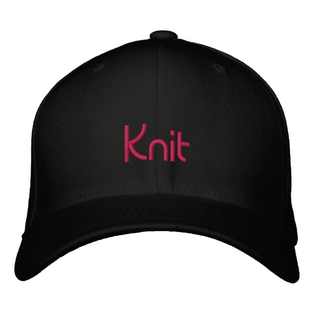 Brodée Casquette Knit pour Knitters (Devant)