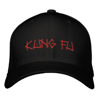 Brodée Casquette Kung Fu
