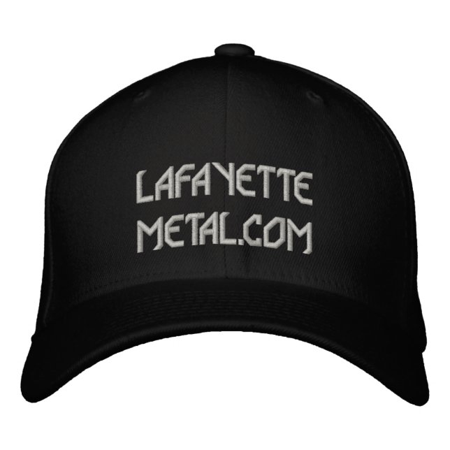 Brodée casquette LAFAYETTEMETAL.COM (Devant)