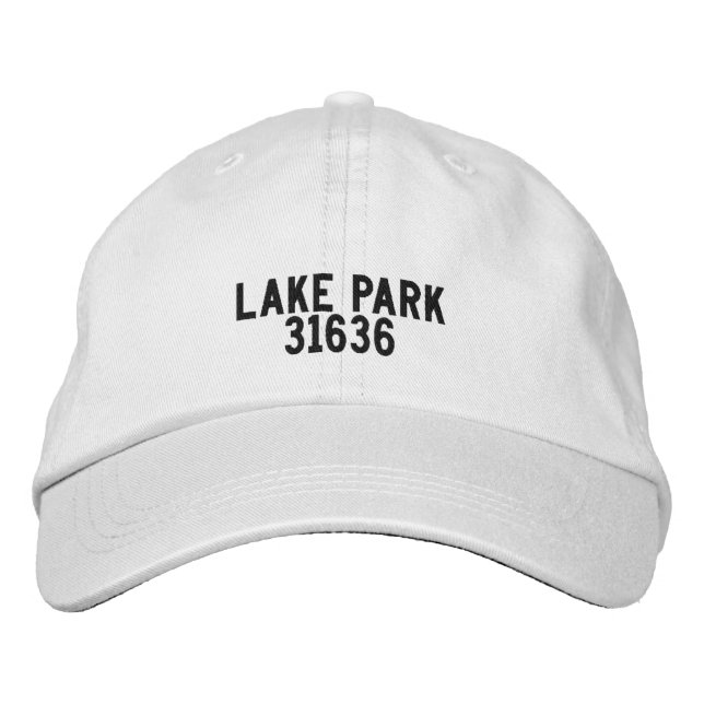 Brodée Casquette Lake Park Georgia (Devant)