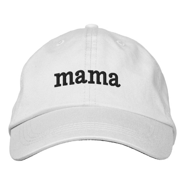 Brodée casquette maman (Devant)