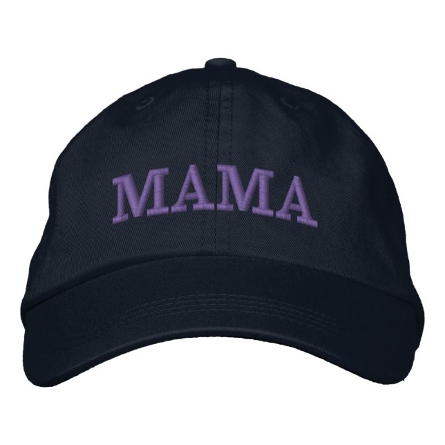 Brodée Casquette maman | cadeau de la fête mère (Devant)