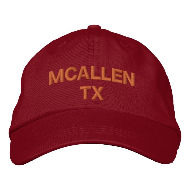 Brodée Casquette Mcallen Texas (Devant)