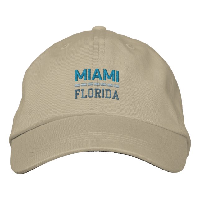 BRODÉE CASQUETTE MIAMI (Devant)