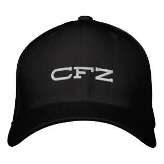 Brodée CASQUETTE noir CFZ