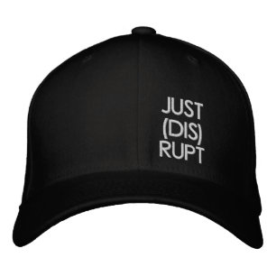 Brodée Casquette noire en tricot avec « Language Matters 